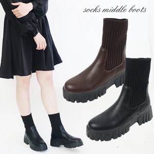 Ankle Boots Socks Midi Length