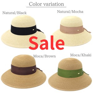 【セール　sale　特価 アウトレット】つば広帽子 | つば広ハット | 麦わら帽子 |  リボン | UV