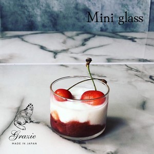 ＊grazie＊　「Mini glass」　ガラス　全6形状　【美濃焼　グラス　カップ　日本製】ヤマ吾陶器