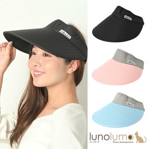 帽子 サンバイザー 紫外線対策 UVカット UPF50+ 日除け レディース バイカラー 広ツバ あご紐 Z