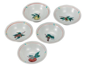 Kutani ware Side Dish Bowl Small 3.8-go Assortment