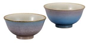 日本の伝統工芸品【九谷焼】 K8-458  組飯碗 釉彩