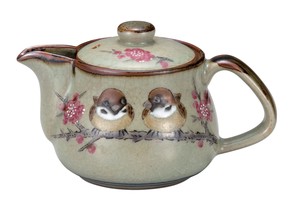 Kutani ware Teapot Sparrow