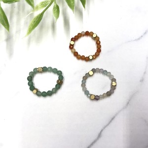 リング　指輪　ビジュー　デザイン　インド　天然石　フリーサイズ