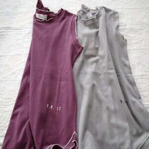 T/Cワッフルメローロックタンク（waffle rolled edge tank top）2023春夏