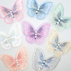 Material Organdy Embroidered 10-pcs