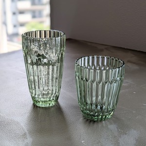 GREEN COLOR GLASS - Highball & Tumbler
