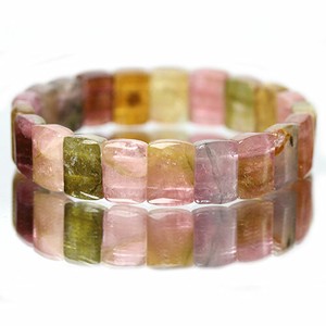 Gemstone Bracelet Opal/Tourmaline Bangle