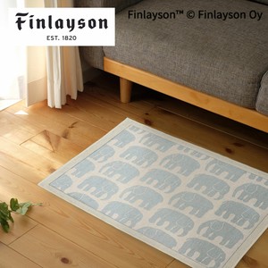 Finlayson フィンレイソン 北欧 ベルギー製 ゴブラン織 ELEFANTTI 玄関マット