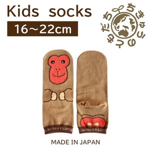 日本製　靴下【1P】キッズソックス【日本ザル】