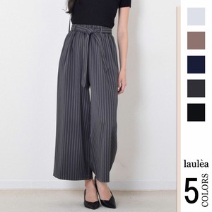 Cropped Pant Flare Cropped Waist Stripe Long Wide Pants