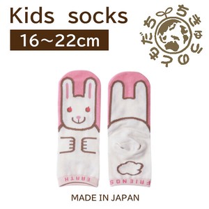 日本製　靴下【1P】キッズソックス【ウサギ】