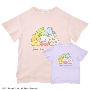 Kids' Short Sleeve T-shirt Sumikkogurashi Ruffle San-x Spring/Summer