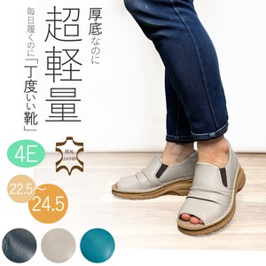 Comfort Sandals Lightweight Soft Leather Slip-On Shoes