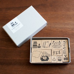 Stamp Marche Stamp Cafe Stamps Stamp book Made in Japan