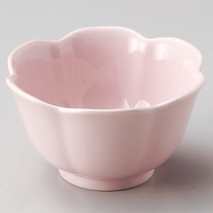 ≪メーカー取寄≫ピンク花型小鉢（小）