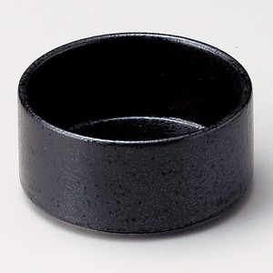≪メーカー取寄≫黒結晶丸8cmスタック鉢