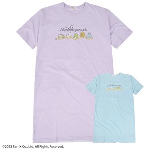 Kids' Short Sleeve T-shirt Sumikkogurashi San-x One-piece Dress Kids