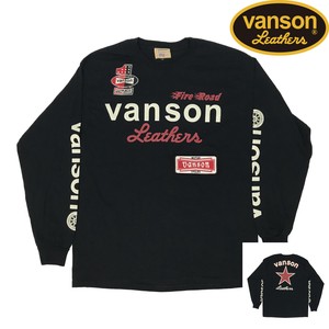 vanson LEATHERS RED STAR CUSTOM L/S T-SHIRT (長袖Tシャツ)
