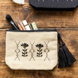 Pouch Cotton Embroidered