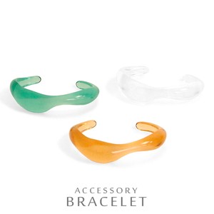 Resin Bracelet Bangle M Clear