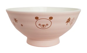 Rice Bowl Pink M Water-Repellent Finish Kids Made in Japan