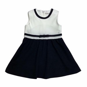 Kids' Casual Dress Ribbon Switching Jumper Skirt 100 ~ 150cm Made in Japan