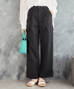 Full-Length Pant Twill Bottoms Wide Ladies'