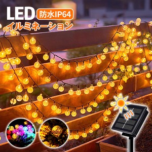 【翌日配達】 クリスマス イルミネーション led ソーラーライト 点灯 光センサー 太陽光 充電 飾り 壁 装飾