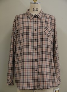 Button Shirt/Blouse Check Autumn/Winter