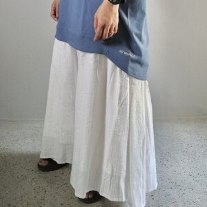 Casual Dress Spring/Summer Gathered Skirt Switching