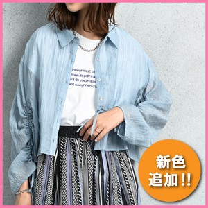 Button Shirt/Blouse Short Length New Color