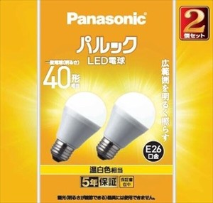 LDA4WWGK42T　LED電球　一般電球タイプ（E26口金）2個入り 【 電球 】