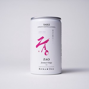 KURA ONE ZAO (ざおう) 純米吟醸 K (180mlアルミ缶日本酒/蔵王酒造/宮城県)