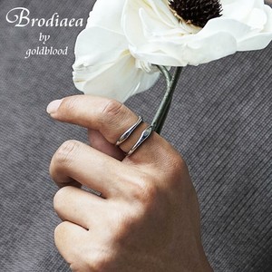 【2023年夏の新作】】ファインスチール ノットエンドリング 指輪／Brodiaea by goldblood