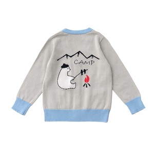 Kids' Cardigan/Bolero Jacket Animals V-Neck Cardigan Sweater