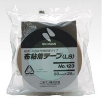 【ニチバン】 布粘着テープ （50mm×25m）（段ボール包装用強粘着タイプ） 123LW-50