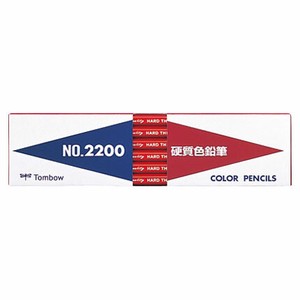 【トンボ鉛筆】トンボ鉛筆 硬質色鉛筆 あか（1ダース） 2200-25