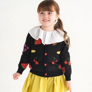 Kids' Cardigan/Bolero Jacket Cardigan Sweater Fruits