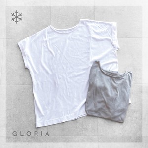 T-shirt Roll-up Sleeve Tops Cool Touch