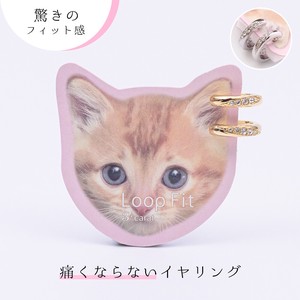 Clip-On Earrings Earrings Nickel-Free Simple 2-colors Made in Japan