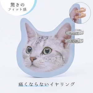 Clip-On Earrings Earrings Nickel-Free Simple 2-colors Made in Japan