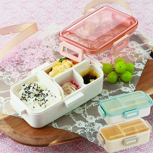 Bento Box with Divider Dishwasher Safe M Made in Japan
