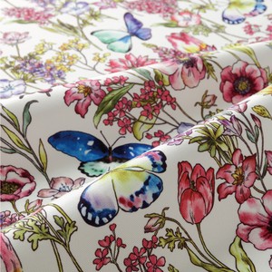 Fabrics Pouch Butterfly Flowers