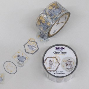 Washi Tape Stamp Tape Rabbit Clear 20mm