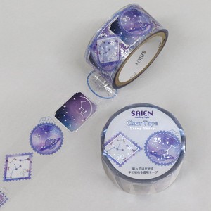 Washi Tape Stamp Constellation Tape M Silver Foil Clear