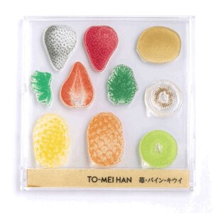 TO-MEI HAN Stamp Strawberry Pineapple Kiwi Fruit Made in Japan