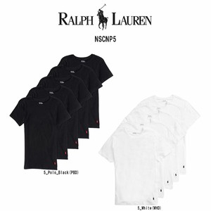 POLO RALPH LAUREN(ポロ ラルフローレン)クルーネック Tシャツ スリム 5枚セット Cotton Slim Fit NSCNP5