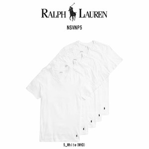 POLO RALPH LAUREN(ポロ ラルフローレン)Vネック Tシャツ スリム 5枚セット Cotton Slim Fit NSVNP5