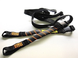 ROK straps ストレッチストラップ MCタイプ / ブラック&オレンジ / 2本セット